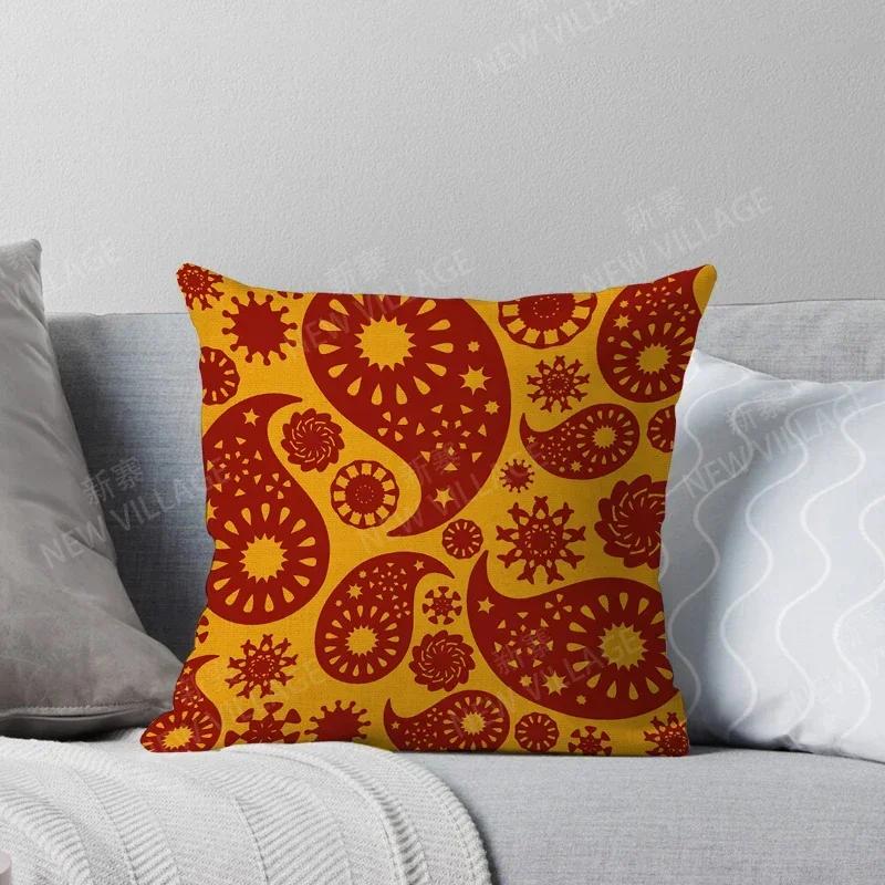 Fall Home Decor Autumn Living Room Throw Pillow Cover Sofa Boho Cushion Cover Morocco