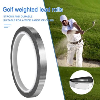 Golf Weighted Lead Tape 1/4''x 197'' / 3/8''x 197'' Adhesive Lead Tape Add Swing Weight Golfing Accessories for Golf Clubs Pickleball Paddle