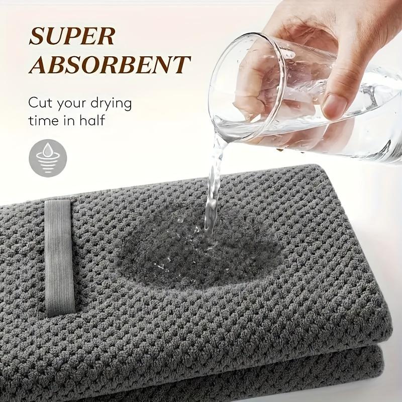 Women'S Quick-Dry Hair Towel Cap, Highly Absorbent Polyester Hair Turban for Curly Long Thick Hair, Moisture-Wicking Hair Wrap for Drying Hair