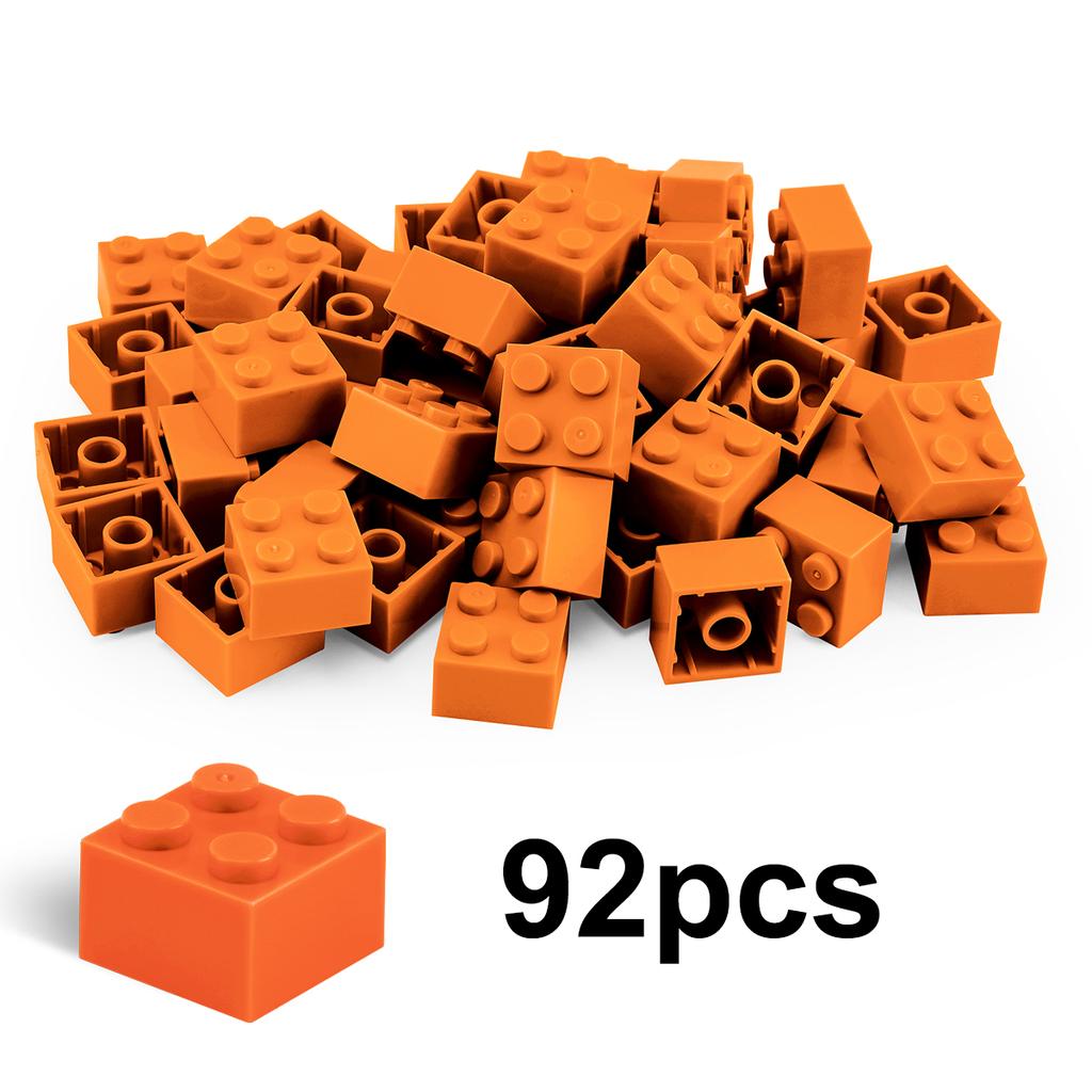 100g 2x2 high brickBuilding Blocks Thick FiguresBricks Dots Educational Creative SizeCompatible With Plastic Toys forChildren