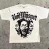 Letter Pattern Portrait Printed Tshirt Unisexs And Unisexs Same Style Casual And Relaxed Streetwear Classic Tshirt
