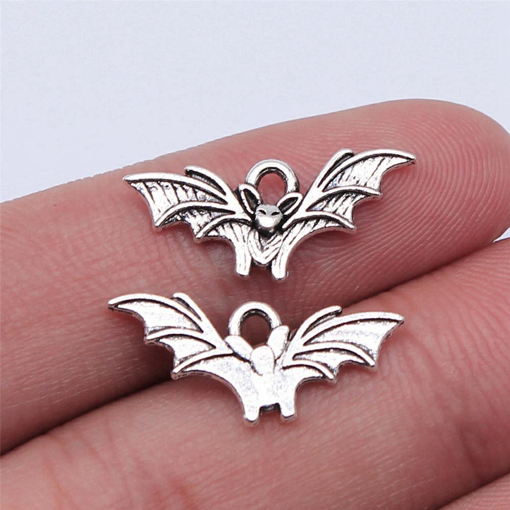 Charms Spider Halloween Bat Pendants Kids' Jewelry Materials QC119