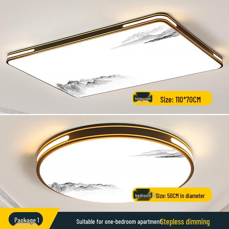 2025 LED Ceiling Light: Bright Core Design for Living, Bedroom, Study, and Dining Rooms, Wrought Iron Fixture