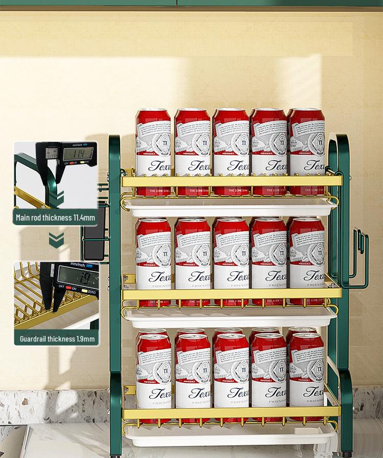 Multifunctional Kitchen Sink Dish Storage Rack