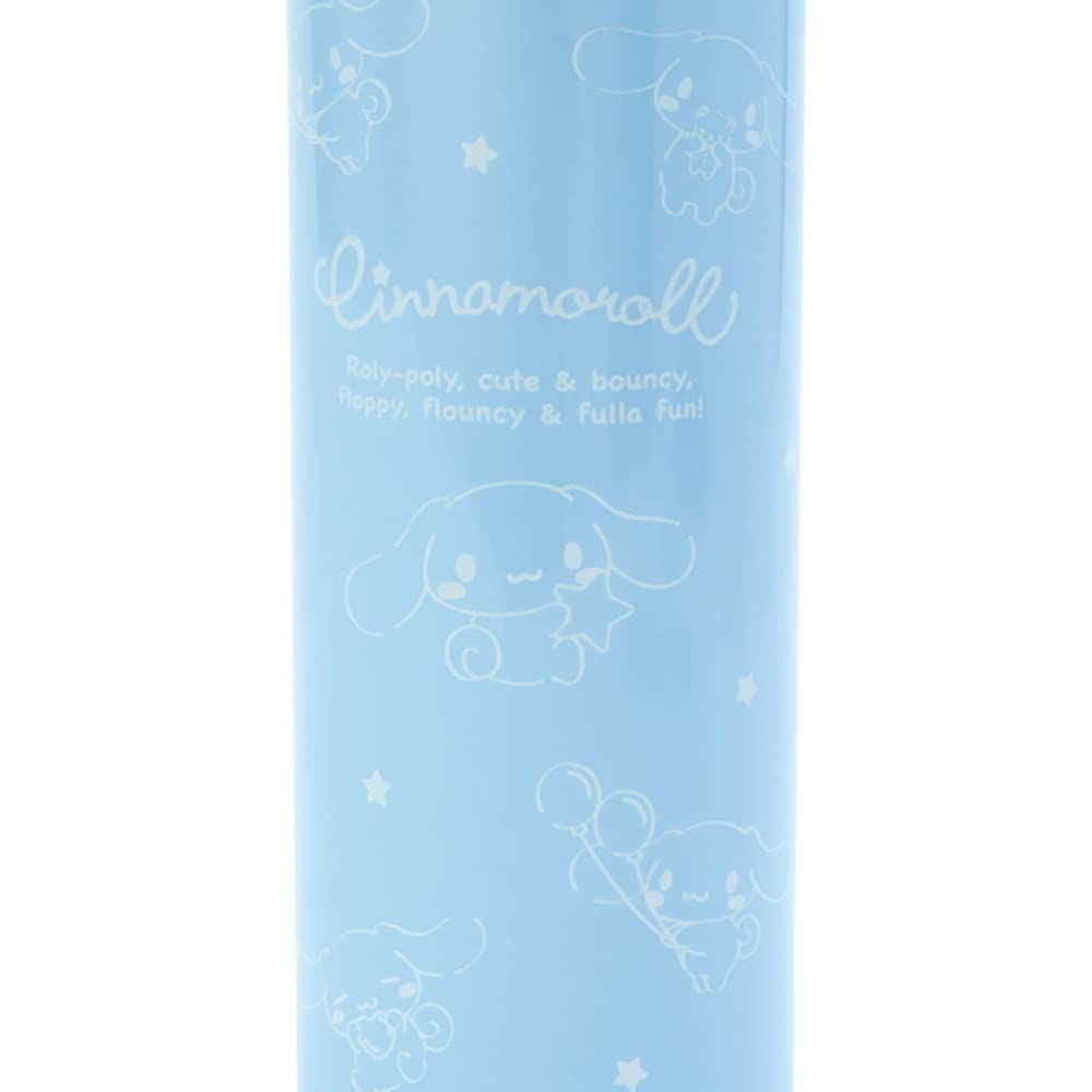 Sanrio Water Bottle 470ml Direct Drinking One Touch Stainless Steel Bottle Cinnamoroll Cinnamoroll Cold Storage Includes Pouch with Shoulder Strap