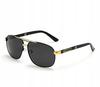 Men's Pilot Sunglasses Uv400 Protection Silicone Case Nose Pads