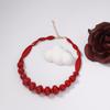 Colliers Bohèmes Tendance Vintage à Chaîne Perlée Pour Femmes Grosses Perles Pendentif Corail Bijoux Cadeau