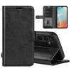 For Samsung Galaxy M16 5G Case Crazy Horse Texture Stand Leather Phone Cover