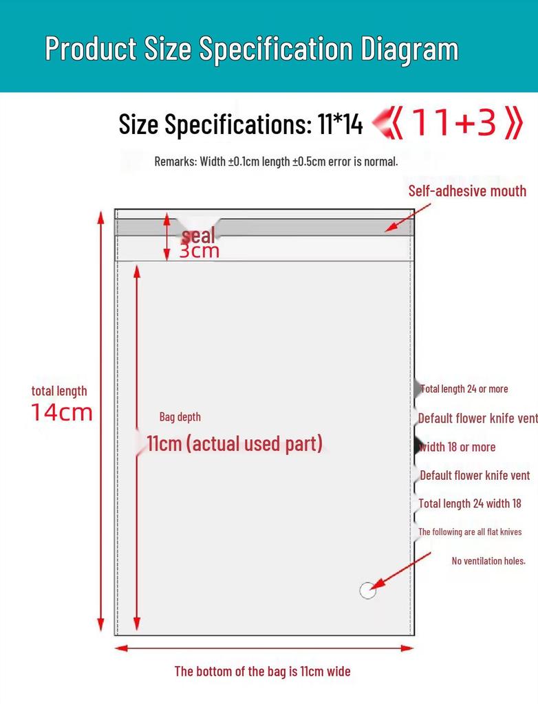 Self-Adhesive OPP Bags for Clothing & Jewelry Packaging