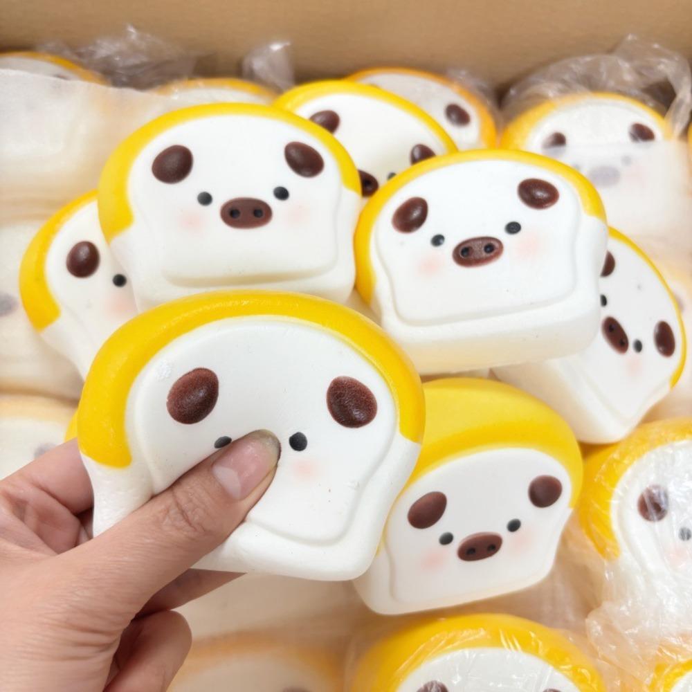 Slow Rebound Simulation Bread Pinch Photo Props Realistic Food Fidget Toy Party Gift