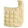 Cos Checkered Quilted Cloud Bag Women Handbag Cream-Yellow 0973537095