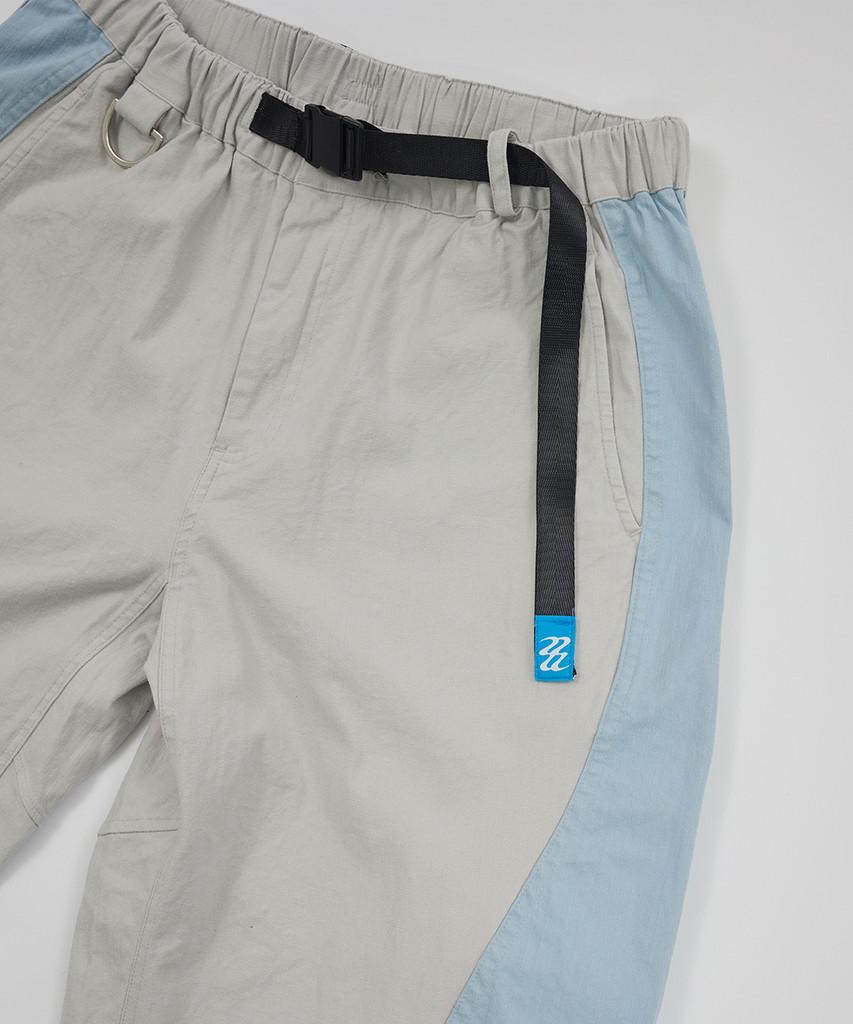 Sekeondeuweibeu Wave Pants [Gray/Sky Blue]