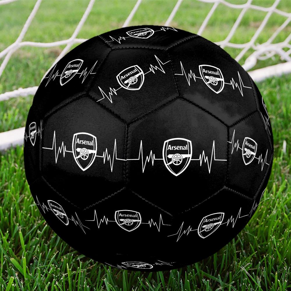 Cresta del Football Club Arsenal Pallone da Calcio Misura 5 Cucito a Macchina Allenamento e Partite all'Aperto Ideale per Appassionati di Calcio