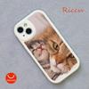 For Iphone 14 Funny Cartoon Cat Phone Case for Iphone 14 13 11 12 Pro MAX 13 12 MiNi 7 8 14 Plus SE2020 X XS XR Lambskin Covers