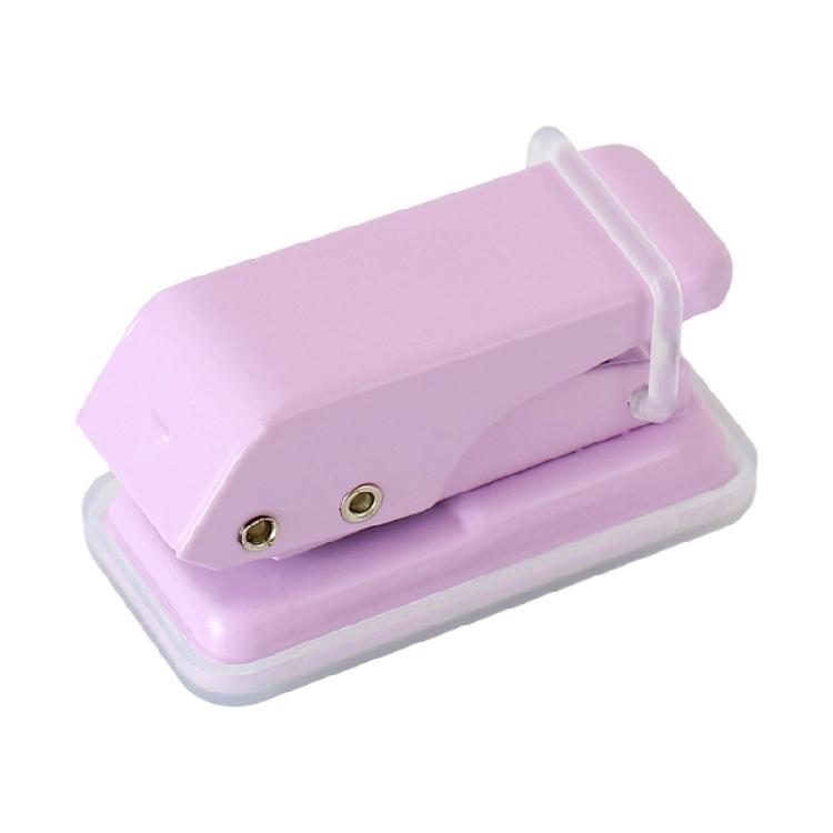 Plastic Hole Puncher For Multi Page Documents Smooth Punching Mechanism Travel Friendly Design Ideal Study Office Tool