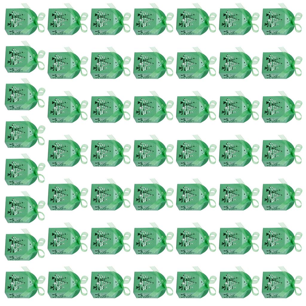 50 Stück Süßigkeitenboxen für Feiertagsfeiern und Geschenkverpackung Geburtstagsfeier Süßigkeiten Aufbewahrungsbox Organizer für Süßigkeiten