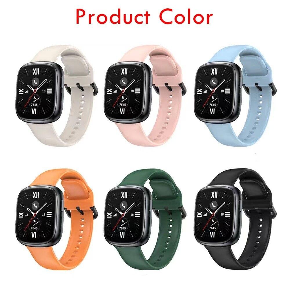 Strap For Honor Watch 4 SmartWatch Band Wristband Sport Belt Bracelet Watchband For Honor Watch4 Soft Silicone Watchband