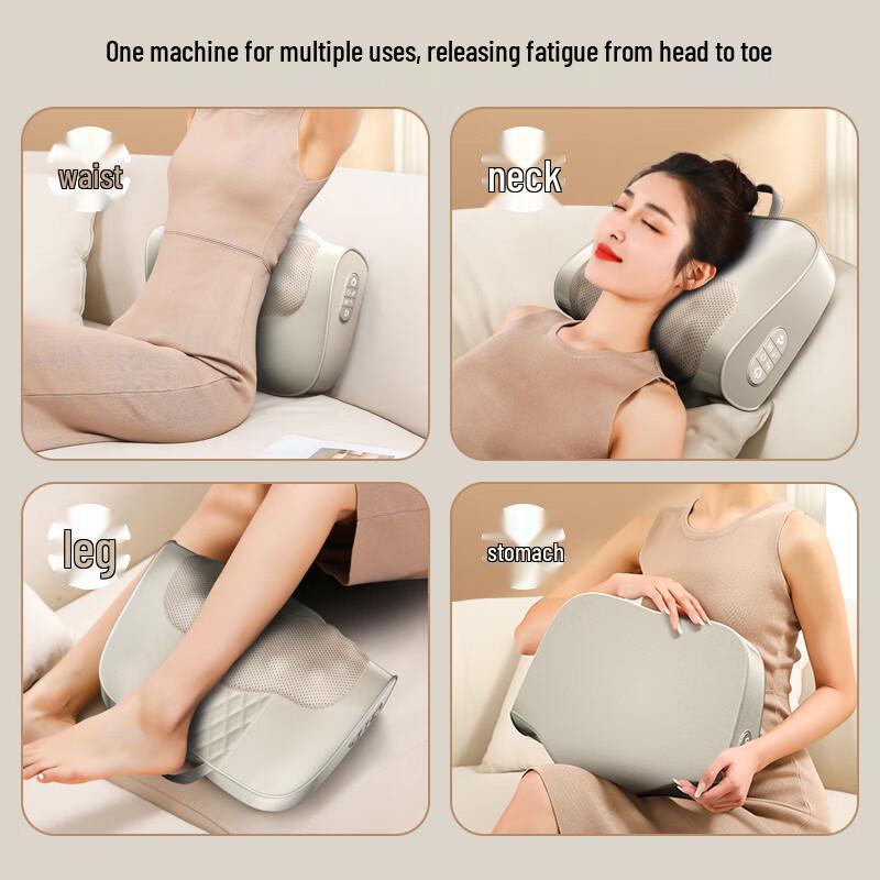 Zhigo Wireless Shiatsu Neck & Shoulder Massager with Heat