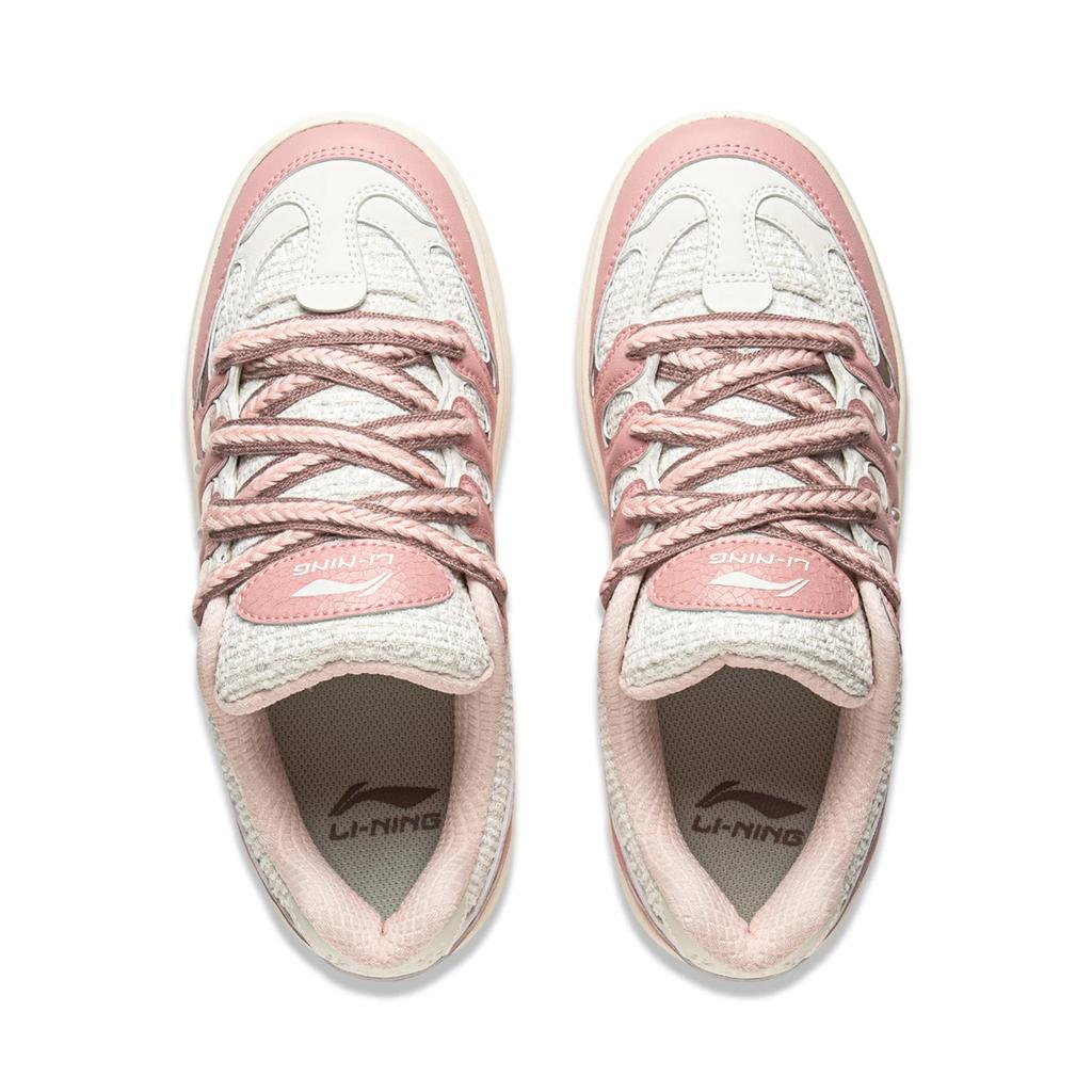 Li Ning Coral Classic Versatile Fashion Durable Lightweight Low-Top Skate Shoes Women sneaker AECV020-3