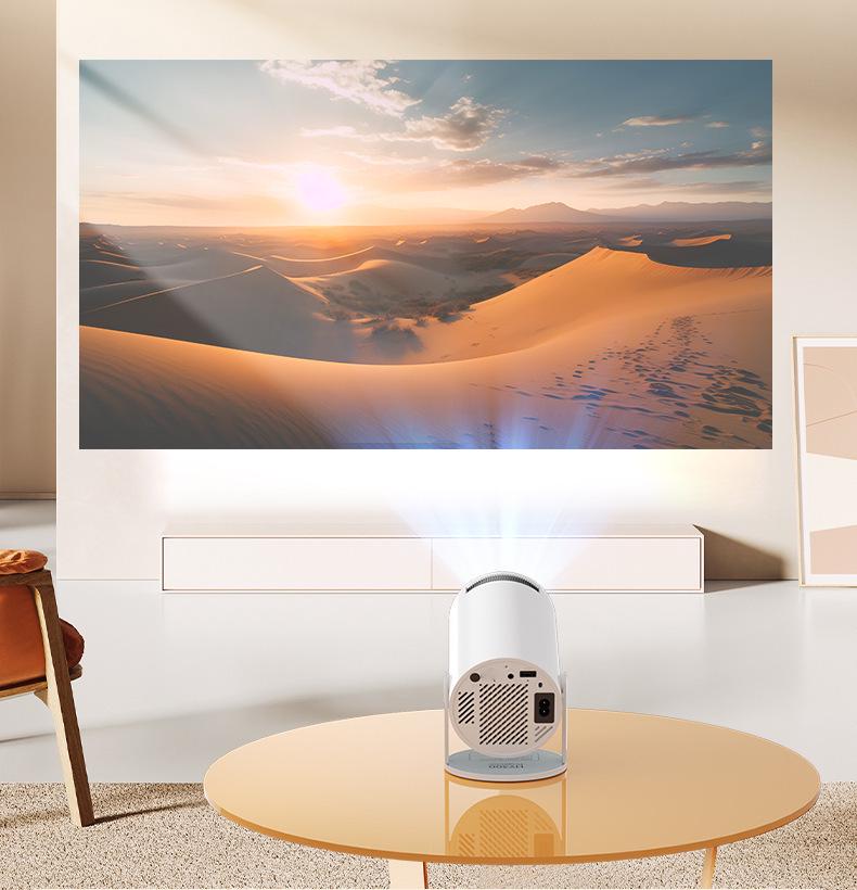 HY300 Mini HD Smart Home Projector for Bedroom Wall