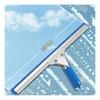 Triangular Head Squeegee ScrewFastened Handle Stainless Steel Ribbed Grip Home Cleaning