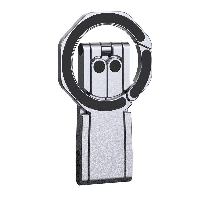 Portable Magnetic Phone Holder: Ideal for Photography, Filming, Drama Watching, Tripod Use, Desktop Stand, and Selfie Stick.