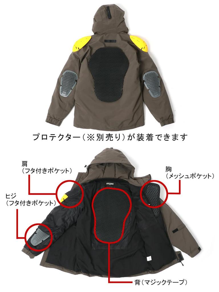 Mountain Parka Outerwear Winter Fiber Down Down Water Repellent Windproof Cold Protection Bike Jacket Protector Black 3L [Gloss] Men's Men's M-3L