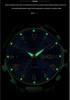 Men's Luminous Waterproof Quartz Watch with English-Chinese Calendar and Rhombus Case