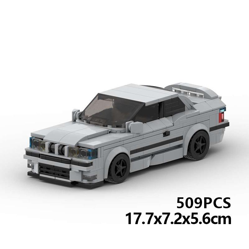 Cross-border MOC-Compatible Lego BMW M3 E36 Building Blocks - 8-Stud Car Model Toy for Boys