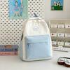 Schoolbag New Japanese Ins High Value Fresh Sweet Cute Star Backpack Junior High School Students Lightweight Travel Backpack