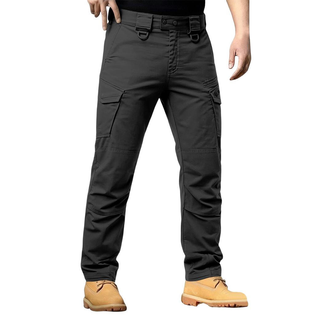 Men's Outdoor Hiking Tactical Cargo Pants Breathable Quick Dry Stretch Work Pants with Multiple Pockets for Utility and Comfort