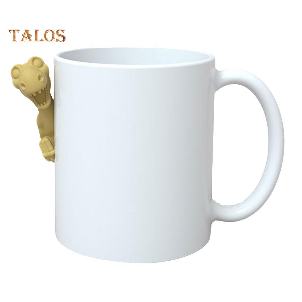 Silikonový čajový infuzér ve tvaru vylíhnutého dinosaura, sítko na čajové lístky, filtr, difuzér, náčiní na nápoje