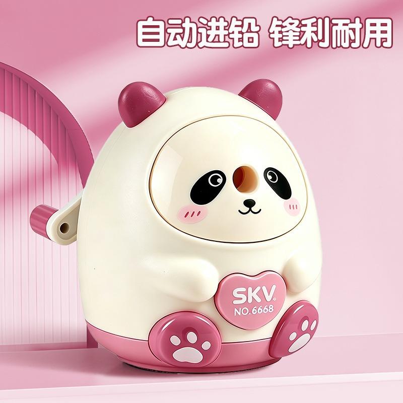 Cute Cartoon Animal Shaped Durable Manual Pencil Sharpener For Kids Students
