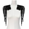 1 Pair Sequined Beaded Uniform Epaulets Party Costume Epaulettes Glittering Shoulder Wrap Epaulet for Stage Performances