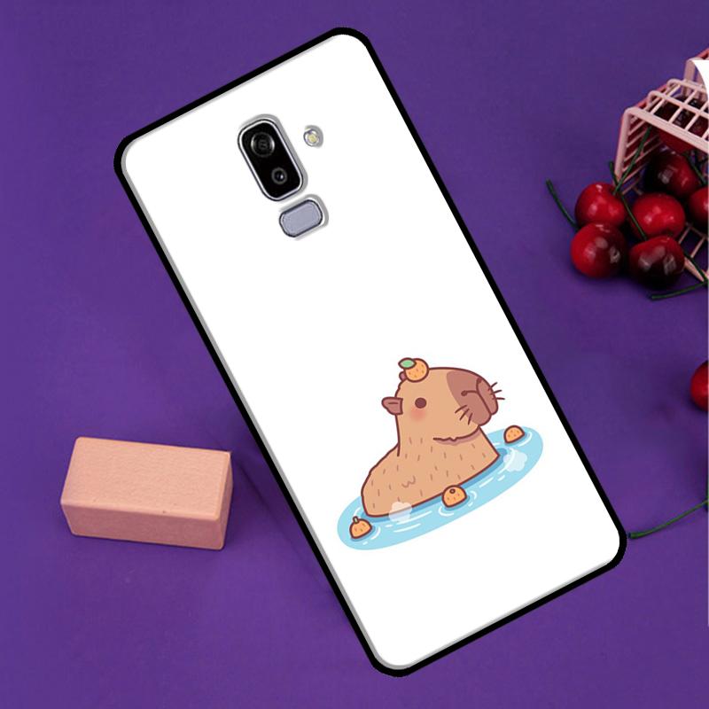 Capybara Spa Case For Samsung Galaxy J7 J5 J3 2017 J1 A3 A5 2016 A6 A8 J4 J6 Plus A7 A9 J8 2018 Cover