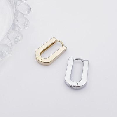 Bold Long One-Touch Ring Nickel-Free Earrings (1 Pair)