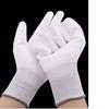 Anti-Static White PU Coated Palm Gloves - Thin Style for Electronics