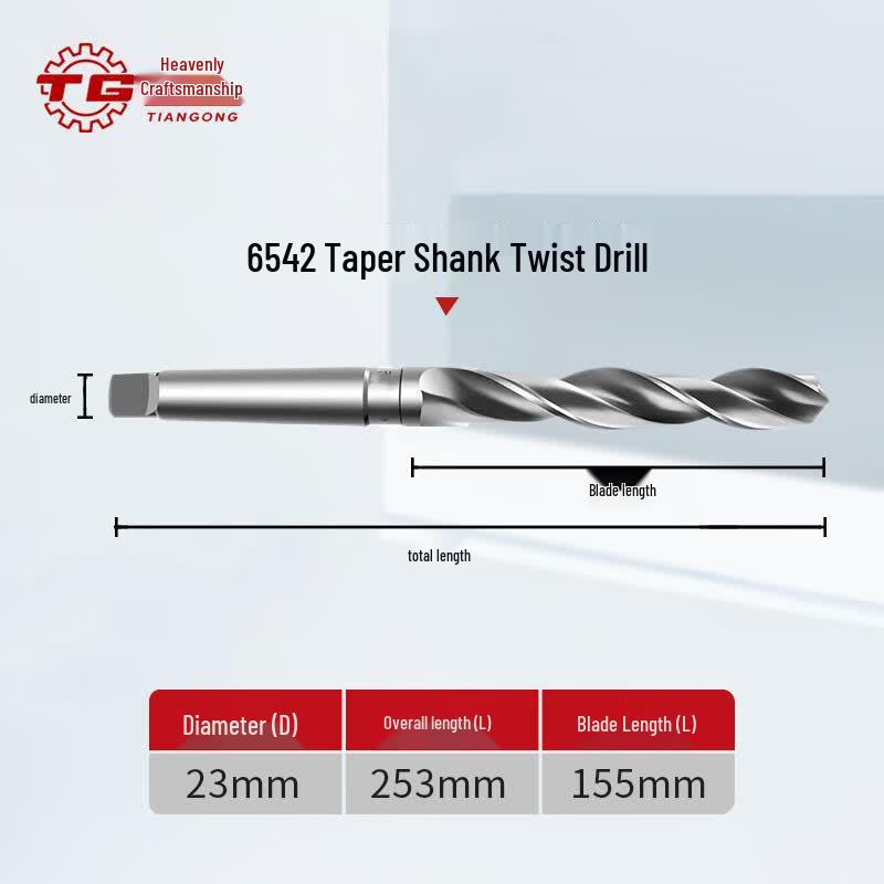 TIANGONG Cobalt HSS Taper Shank Twist Drill Bit