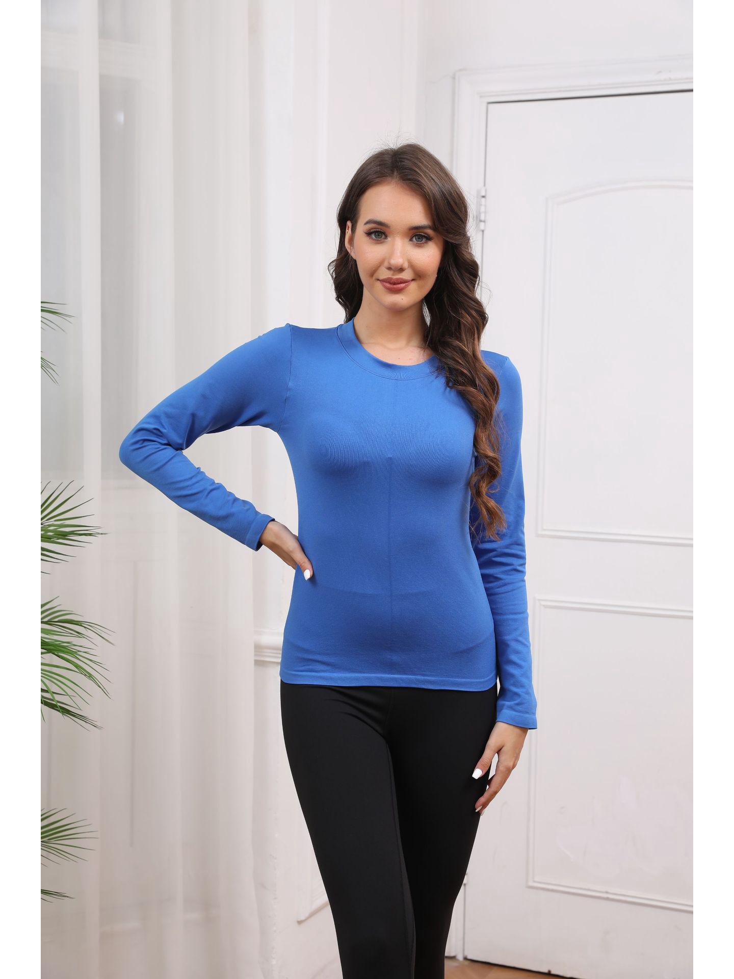 

Женский спортивный топ для йоги с длинными рукавами в европейском и американском стиле Large