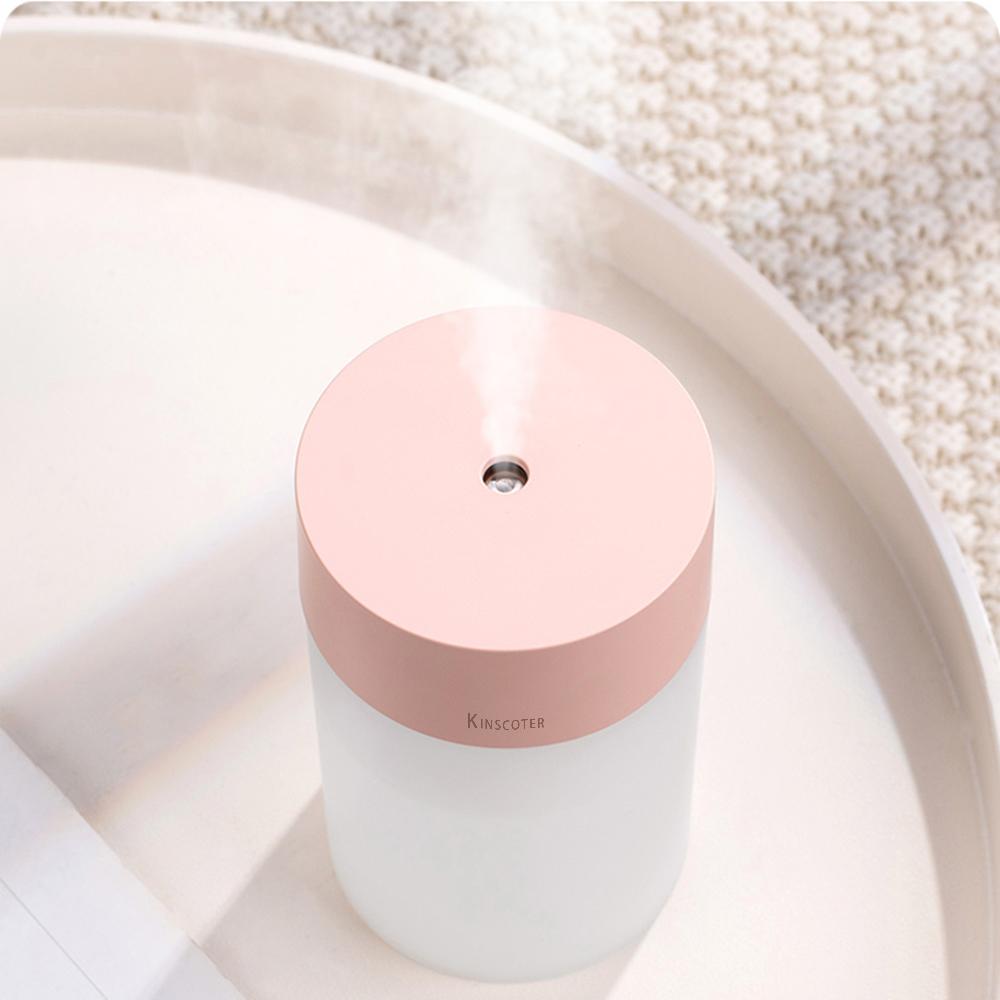 Mini Umidificatore d'Aria Portatile ad Ultrasuoni 260ml USB Casa Auto Purificatore Spray Diffusore di Aroma Luce Notturna LED