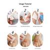 Jijijing 1 Sheet Colorful Flower Tattoo Stickers, Waterproof Temporary Fake Arm Chest Shoulder Tattoos for Women