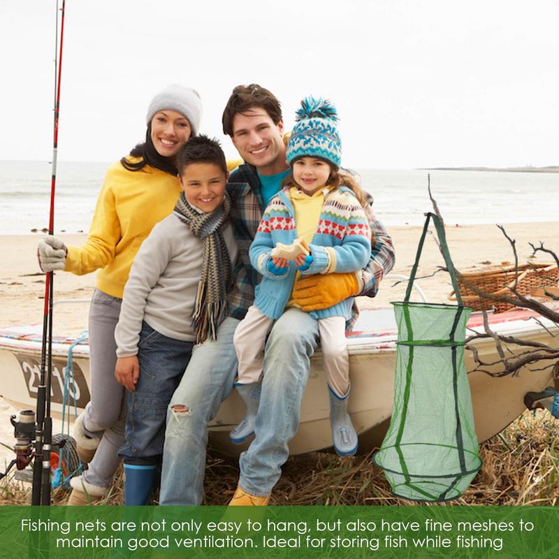 Trap Fish Basket Drawstring Opening Design Collapsible Fishing Net Collapsible Fishing Net Cage Fish Baskets