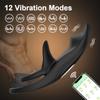 APP Control Vibrating Cock Ring for Men Clitoris Stimulation Ejaculation Delay Penis Ring Adult Supplies Sex Toy for Couples
