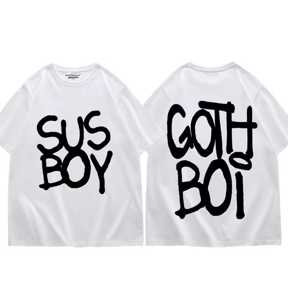 

Rapper Lil Peep Sus Boy Print T Shirts Trend Hip Hop Short Sleeve T-shirt Summer High Street Fashion T-shirts Unisex 2XL