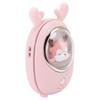 Portable Neck Fan Cute Pet Multifunction 3 Speeds Low Noise USB Rechargeable Bladeless Hanging Neck
