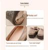 Women's Retro Ethnic Handmade Floral Cowhide Wedge Shoes with Thick Soft Sole