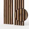 Acoustic Wall Panel Mebano PRO Wotan Oak on Black Felt 2x 26,5x240 cm