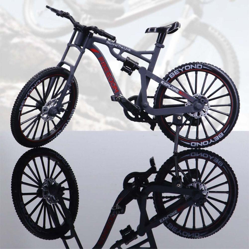 Simulation Mini Bicycle Model 1:8 Scale Road BMX Bike Model Mountain Bike Toy  For Children