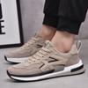Men's shoes summer new fly-woven breathable sneakers Forrest Gump light running dad shoes