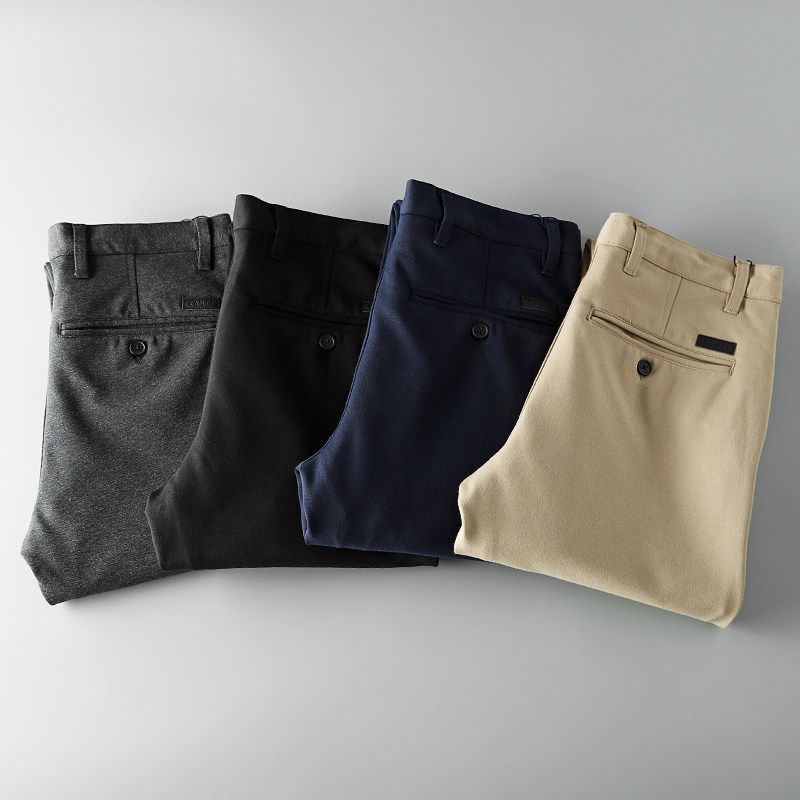 Label Cutting Cattle Goods Handsome Silm Tapered Casual Pants